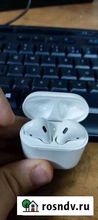 Беспроводные наушники apple airpods 2 оригинал Великий Новгород - изображение 1