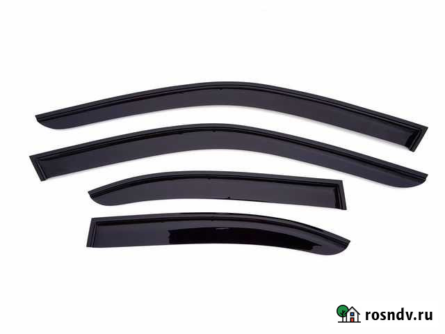 Дефлекторы окон ветровики с хромом и без в наличии Севастополь - изображение 1