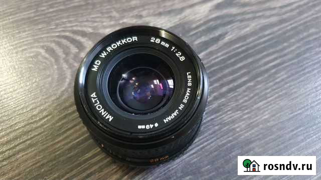 Minolta MD W.Rokkor 28mm, f/1.28 Уфа - изображение 1