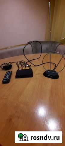 Приставка для цифрового тв Hyundai + тв-антенна Ro Норильск - изображение 1