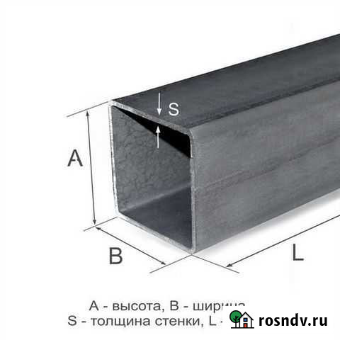 Труба проф. 160х160х8 09Г2С гост 30245-2003 (12000 Ивантеевка - изображение 1