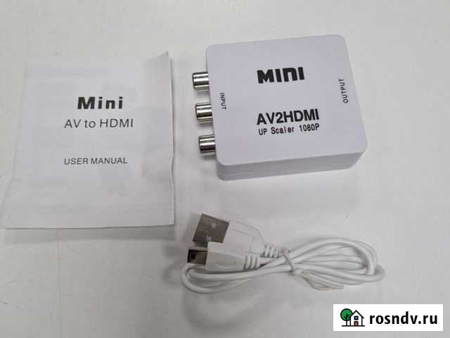 Переходник тюльпан (RCA) -hdmi Оренбург - изображение 1