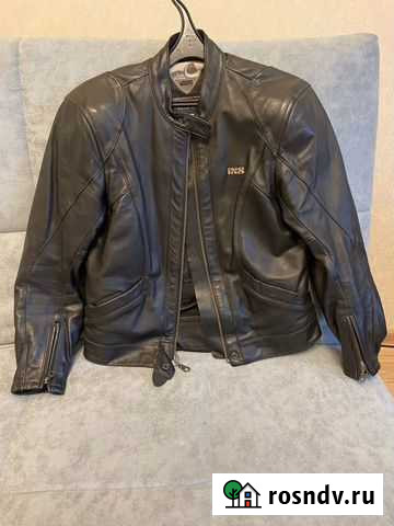 Мотокуртка кожаная женская ixs Обнинск - изображение 1
