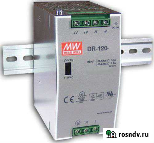 Блок питания mean well DR-120-24 Ульяновск - изображение 1
