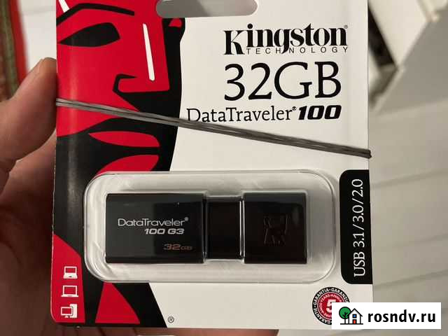 USB флешка 32 gb usb 3.0 Kingston Ростов-на-Дону - изображение 1