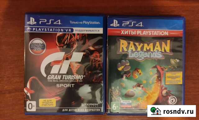 Игры ps4: Rayman legends и Gran turismo sport Сергиев Посад - изображение 1