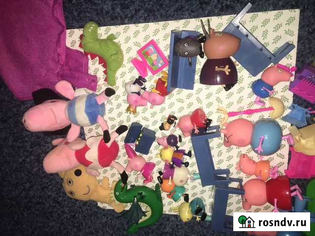 Большой лот Peppa pig + мебель и автомобиль Екатеринбург - изображение 1