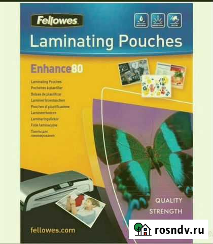 Пленка для горячего ламинирования Fellowes 80мкр Монино - изображение 1