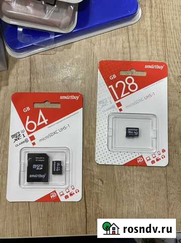 Карты памяти MicroSD 128gb Тюмень - изображение 1