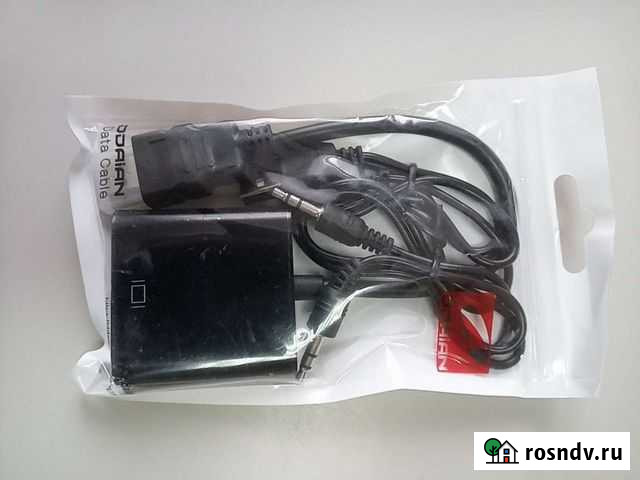 Переходник из hdmi в VGA. Работает с PlayStatio Оренбург - изображение 1