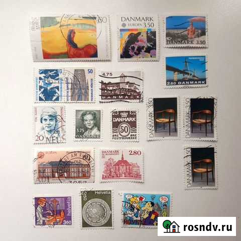 Марки Европа 80е-90е Калининград - изображение 1