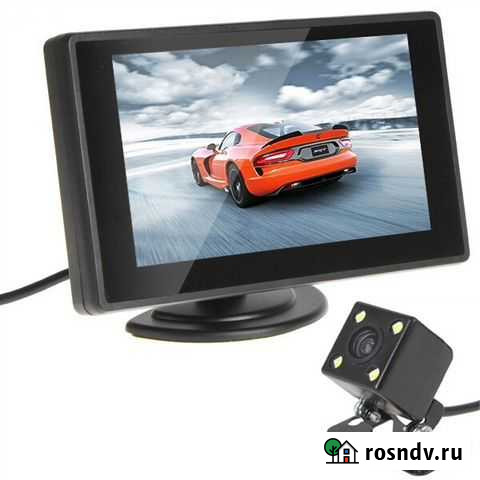 Новый комплект камера заднего вида Иваново - изображение 1