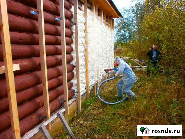 Утепление пеной пенополиуретаном ппу теплоизоляция Тула - изображение 1