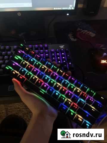 Механическая клавиатура motospeed ck62 Омск - изображение 1