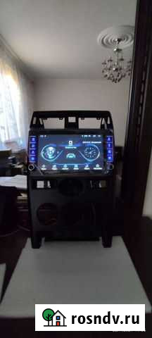 Магнитола 9 дюйм с крутилками +рамка priora1 Гудермес - изображение 1