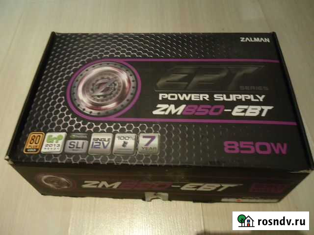Блок питания Zalman ZM850-EBT 850W Мытищи - изображение 1