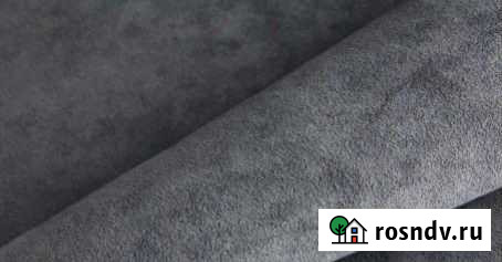 Алькантара самоклеющаяся темно - серая Набережные Челны - изображение 1