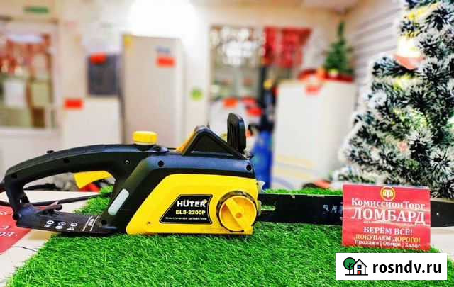 Электрическая пила Huter ELS-2200P Анжеро-Судженск - изображение 1