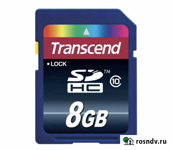 Карта памяти SD HC 8gb 10class Калуга - изображение 1