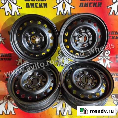 Черные штампы r14 4*114,3 dia 66,1 et 35 Владимир - изображение 1