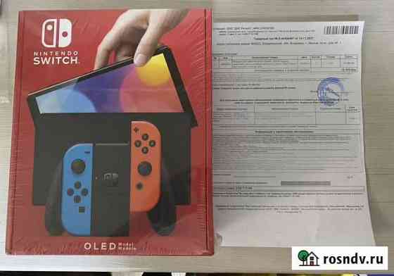 Nintendo Switch Oled Neon (Новый) 64Гб для доставк Владимир