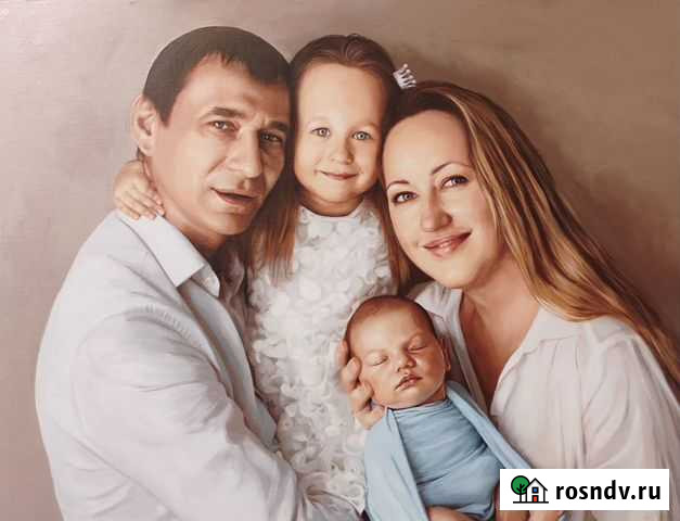 Портрет маслом уникальный подарок Елец - изображение 1