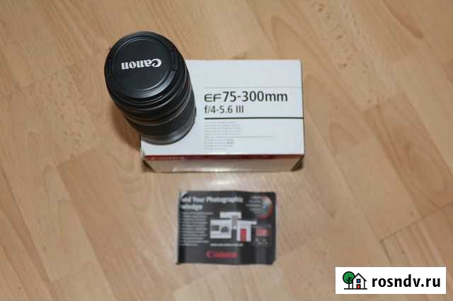 Объектив Canon EF 75-300mm f/4-5.6 III Иркутск - изображение 1