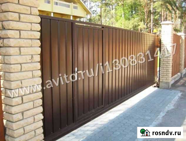 Ворота гаражные распашные Урус-Мартан - изображение 1