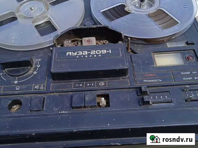 Катушечный магнитофон, яуза, 209-1 Кузнецк - изображение 1