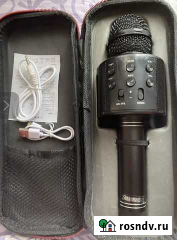 Микрофон для караоке bluetooth sw858 Чита - изображение 1