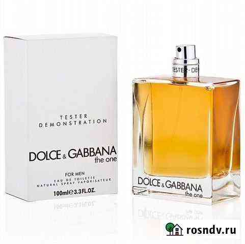 Тестер dolcе gabbana the one мужской Нижневартовск