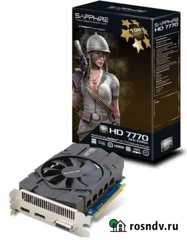 Sapphire AMD Radeon 7770 GHz Edition Каменск-Шахтинский - изображение 1