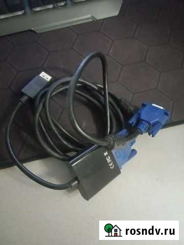 Кабель vga - vga (переходник на display port в под Саратов - изображение 1