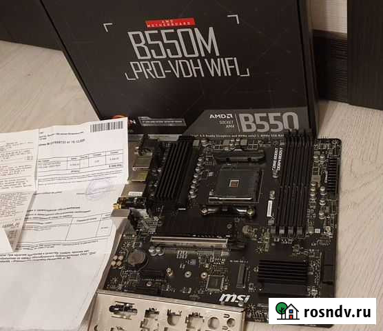 Материнская плата msi B550M PRO-VDH wi-fi am4 Курск - изображение 1