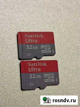 Карта памяти MicroSD SanDisk Ultra 32gb Москва - изображение 1