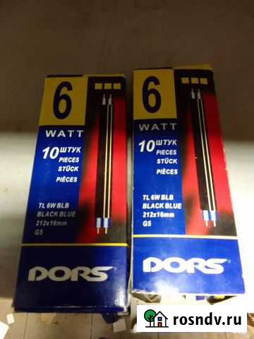 Лампа ультрафиолетовая TL 6W BLB для детекторов Всеволожск - изображение 1