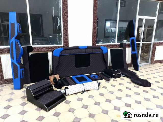 Обшивка красный ромб синий кант на камаз Чита - изображение 1