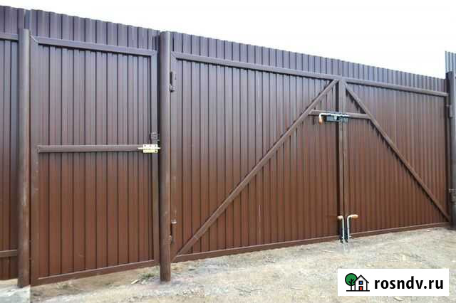 Ворота распашные Балтийск - изображение 1