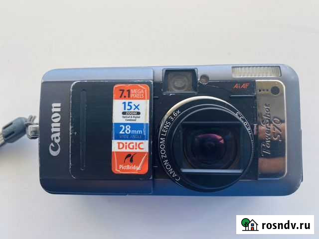 Фотоаппарат компактный Canon S70 Graphite Астрахань - изображение 1