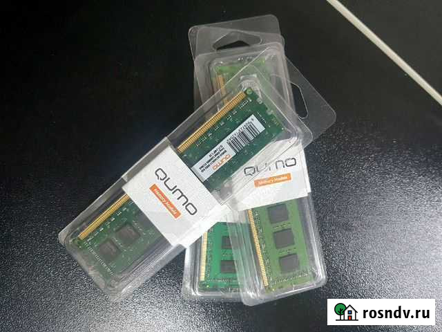 Модуль памяти qumo (QUM3U-8G1600C11) 8гб Хабаровск - изображение 1