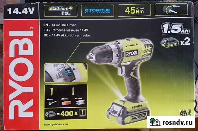 Шуруповерт ryobi Грозный - изображение 1