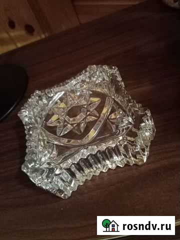 Пепельница хрустальная СССР Ухта - изображение 1