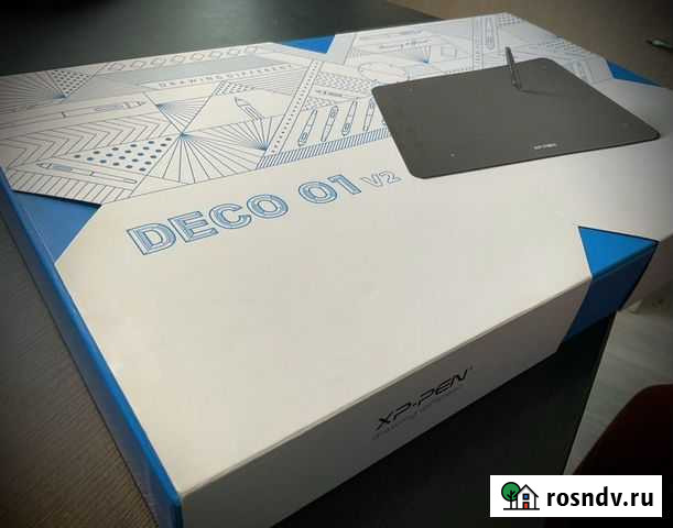 Графический планшет Deco 01 V2, XP-PEN Комсомольск-на-Амуре - изображение 1