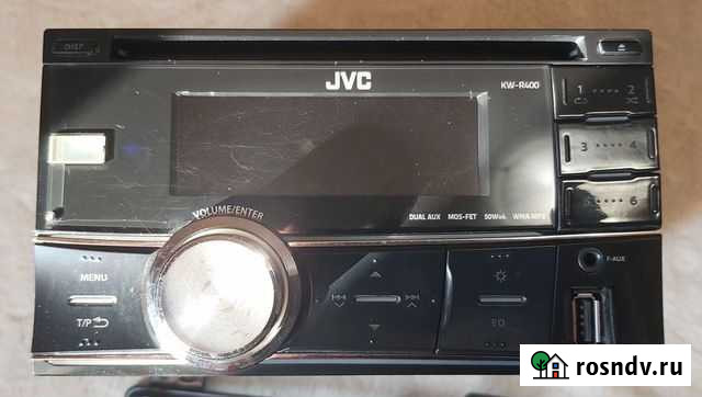 Автомагнитола 2 din JVC KW-R400 с рамкой Воронеж - изображение 1