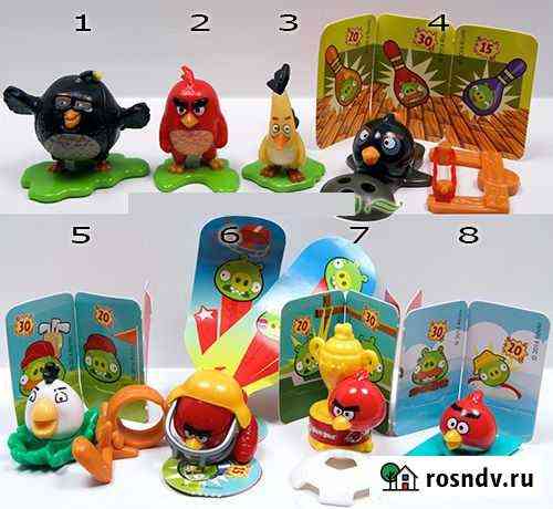 Серия Angry Birds (энгри бердз) из киндера Санкт-Петербург