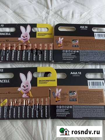 Батарейки пальчиковые и мизинчиковые новые Кемерово - изображение 1