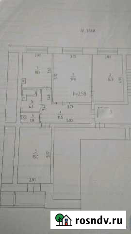 3-комнатная квартира, 78 м², 4/6 эт. на продажу в Култаево Култаево - изображение 1