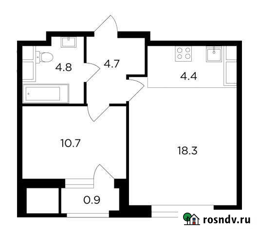2-комнатная квартира, 43 м², 9/22 эт. на продажу в Московском Московской области Московский - изображение 1