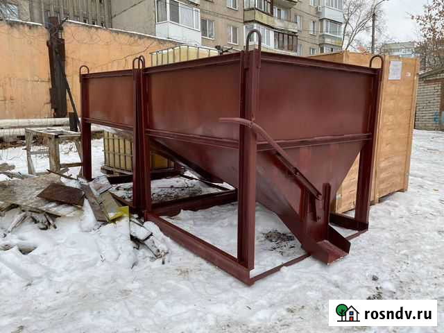 Бадья для бетона вертикальная 2,0 с лотком Оренбург - изображение 1