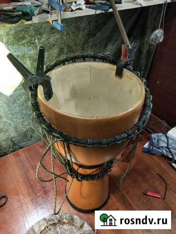 Ремонт джембе, кожа для джембе Ростов-на-Дону - изображение 1